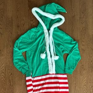 Christmas Elf Adult Jumpsuit/Onesie
